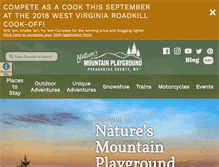 Tablet Screenshot of naturesmtnplayground.com